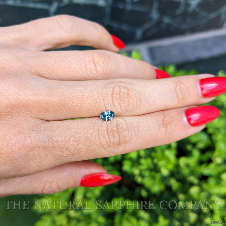 0.45 Ct. Bluish Green Sapphire from Montana