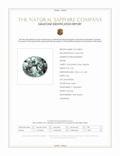 0.46 Ct. Bluish Green Sapphire from Montana Scan Report