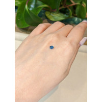 0.46 Ct. Greenish Blue Sapphire from Montana Life Style