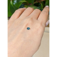 0.46 Ct. Bluish Green Sapphire from Montana Life Style