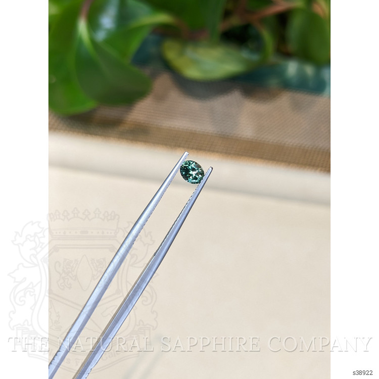 0.47 Ct. Bluish Green Sapphire from Montana