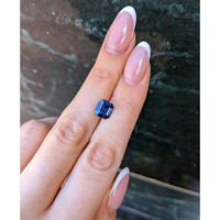 2.43 Ct. Bluish Purple Sapphire from Ceylon (Sri Lanka) Life Style