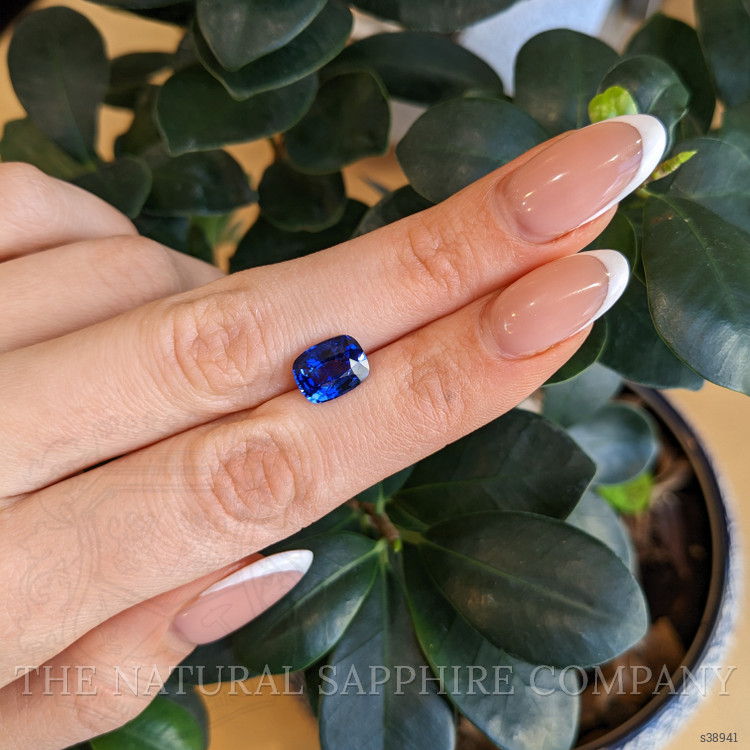 3.74 Ct. Blue Sapphire from Ceylon (Sri Lanka)
