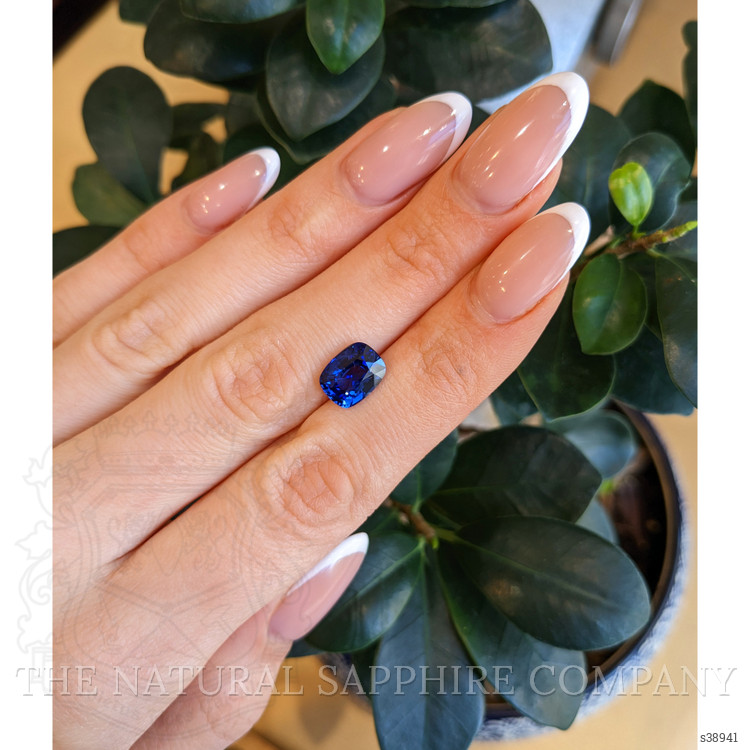 3.74 Ct. Blue Sapphire from Ceylon (Sri Lanka)