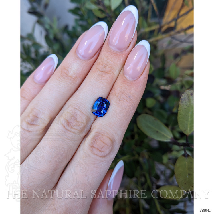 3.74 Ct. Blue Sapphire from Ceylon (Sri Lanka)