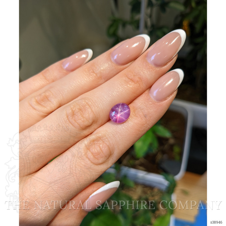 5.64 Ct. Pink Star Sapphire from Ceylon (Sri Lanka)