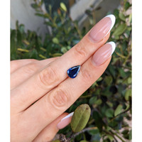 2.87 Ct. Blue Sapphire from Ceylon (Sri Lanka) Life Style