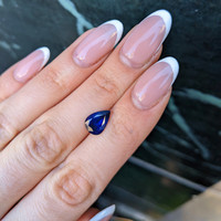 2.66 Ct. Blue Sapphire from Ceylon (Sri Lanka) Life Style