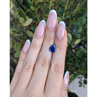 2.67 Ct. Blue Sapphire from Ceylon (Sri Lanka) Life Style