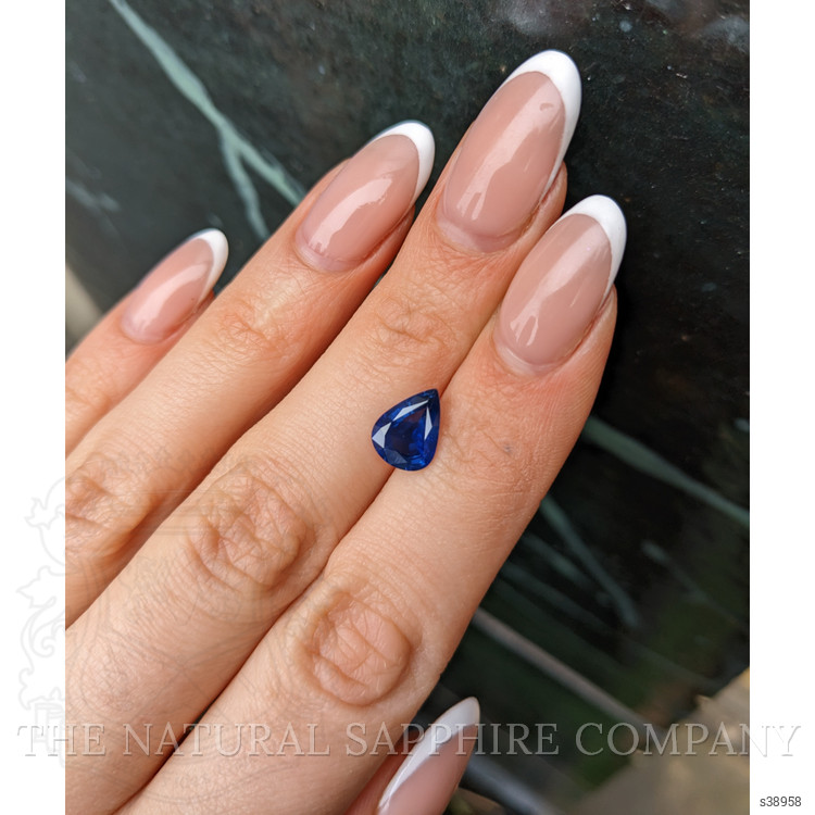 2.43 Ct. Blue Sapphire from Ceylon (Sri Lanka)