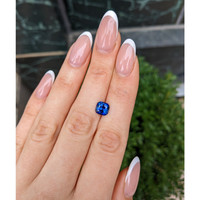 2.34 Ct. Blue Sapphire from Ceylon (Sri Lanka) Life Style
