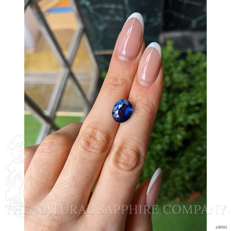 6.03 Ct. Blue Sapphire from Ceylon (Sri Lanka)