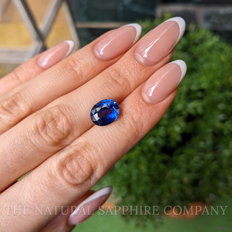 6.03 Ct. Blue Sapphire from Ceylon (Sri Lanka)