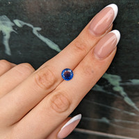 1.97 Ct. Blue Sapphire from Ceylon (Sri Lanka) Life Style