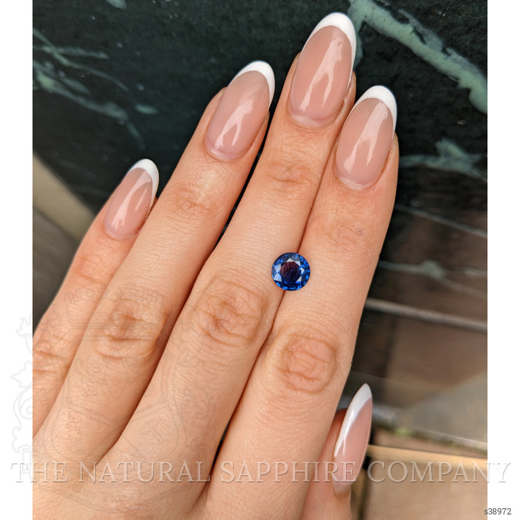 1.97 Ct. Blue Sapphire from Ceylon (Sri Lanka)