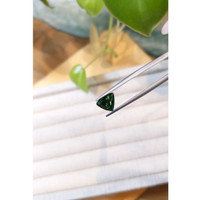 2.52 Ct. Green Sapphire from Madagascar Life Style