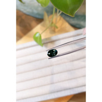 2.27 Ct. Bluish Green Sapphire from Madagascar Life Style