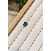 2.65 Ct. Bluish Green Sapphire from Madagascar Life Style