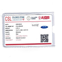 2.25 Ct. Blue Sapphire from Ceylon (Sri Lanka) Scan Report