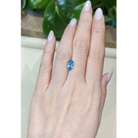2.67 Ct. Blue Sapphire from Ceylon (Sri Lanka) Life Style