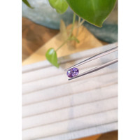 1.67 Ct. Pinkish Purple Sapphire from Madagascar Life Style