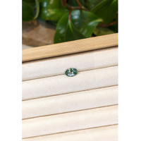 2.15 Ct. Yellowish Green Sapphire from Madagascar Life Style