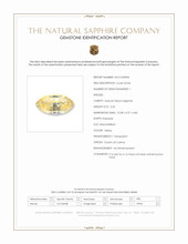 2.33 Ct. Yellow Sapphire from Ceylon (Sri Lanka) Scan Report