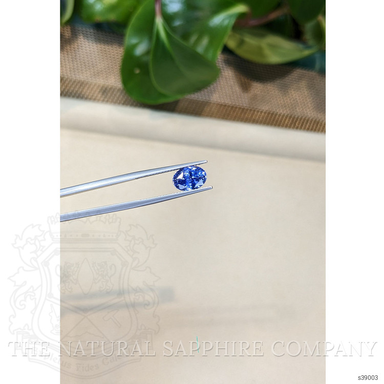 2.89 Ct. Blue Sapphire from Ceylon (Sri Lanka)