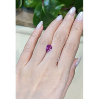 1.77 Ct. Pinkish Purple Sapphire from Madagascar Life Style