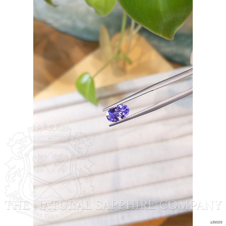 1.67 Ct. Violet Sapphire from Ceylon (Sri Lanka)