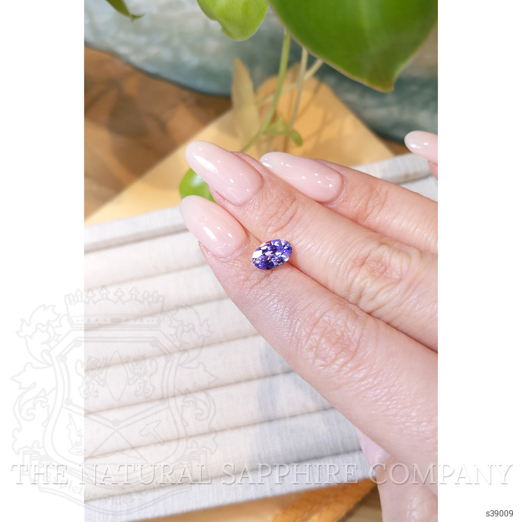 1.67 Ct. Violet Sapphire from Ceylon (Sri Lanka)