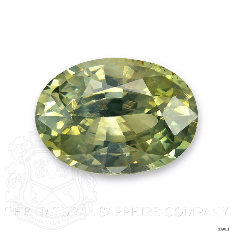 2.04 Ct. Yellowish Green Sapphire from Madagascar