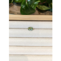 2.04 Ct. Yellowish Green Sapphire from Madagascar Life Style