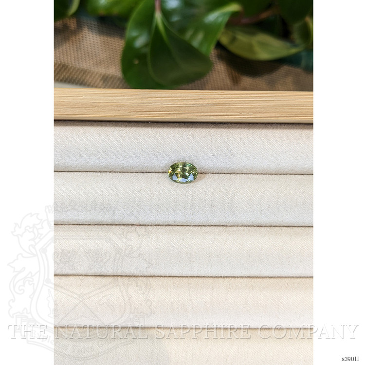 2.04 Ct. Yellowish Green Sapphire from Madagascar