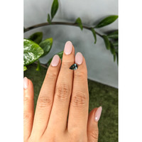 1.60 Ct. Bluish Green Sapphire from Madagascar Life Style