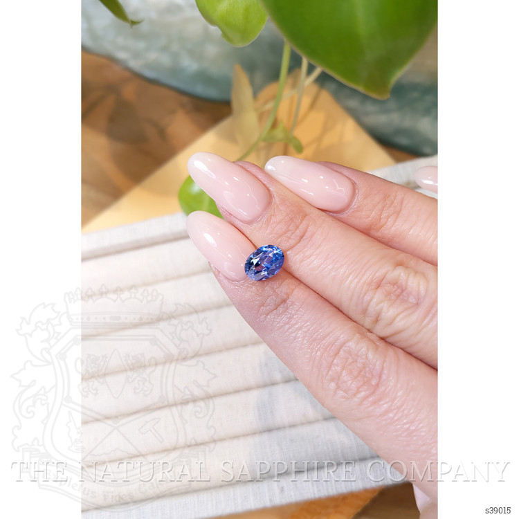 2.34 Ct. Blue Sapphire from Ceylon (Sri Lanka)