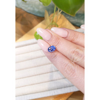 2.34 Ct. Blue Sapphire from Ceylon (Sri Lanka) Life Style