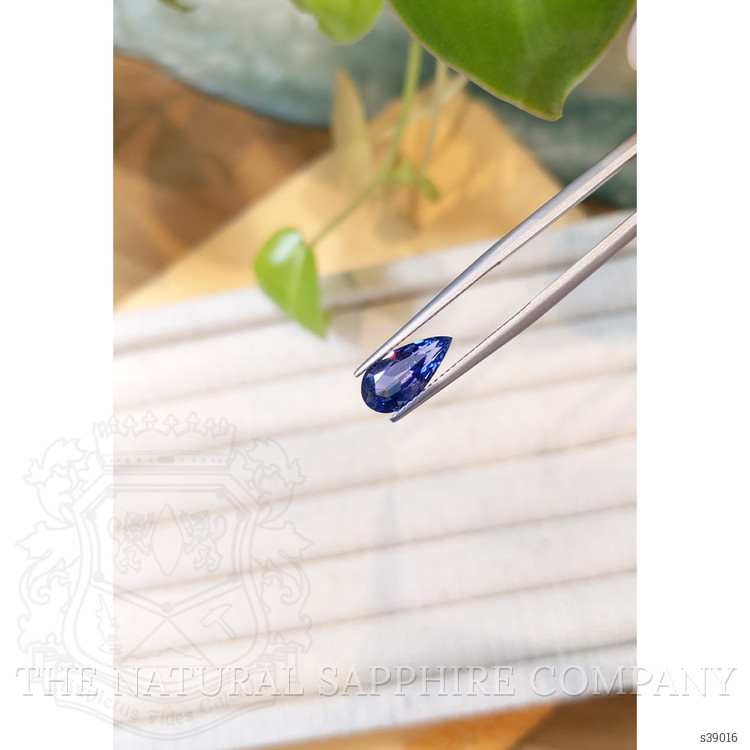 2.08 Ct. Blue Sapphire from Ceylon (Sri Lanka)
