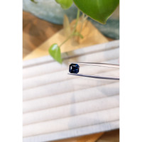 2.01 Ct. Greenish Blue Sapphire from Madagascar Life Style