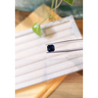 2.01 Ct. Greenish Blue Sapphire from Madagascar Life Style