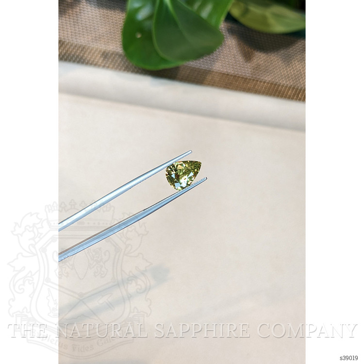2.78 Ct. Yellowish Green Sapphire from Madagascar