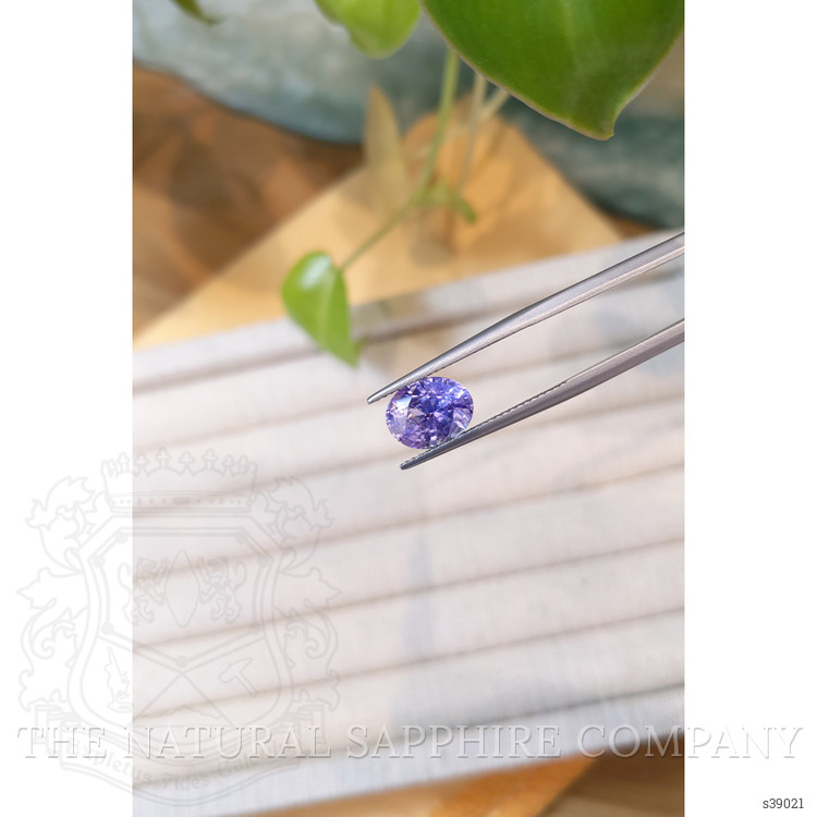 3.31 Ct. Violet Sapphire from Ceylon (Sri Lanka)