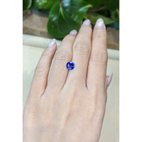 1.55 Ct. Blue Sapphire from Ceylon (Sri Lanka) Life Style