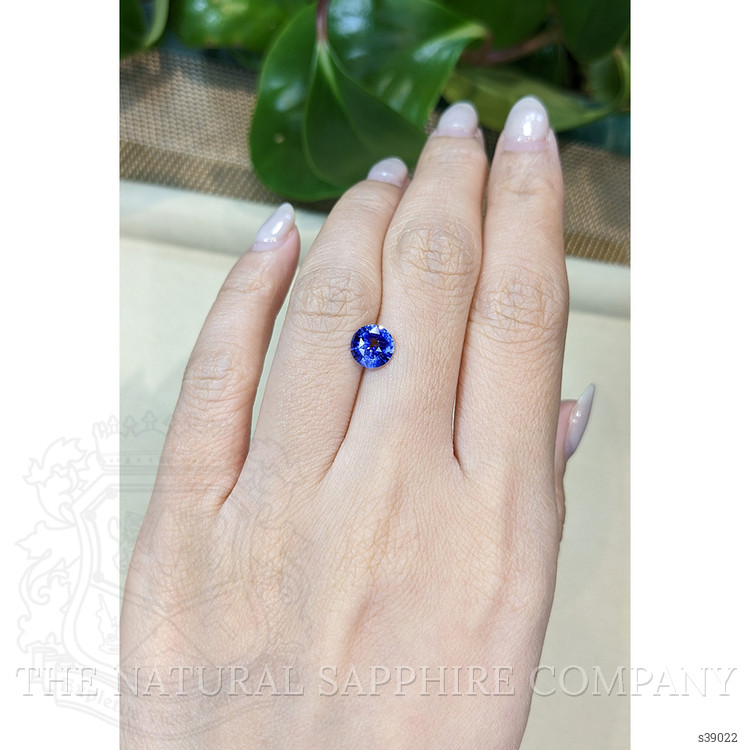 1.55 Ct. Blue Sapphire from Ceylon (Sri Lanka)