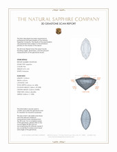 2.02 Ct. Pink Sapphire from Ceylon (Sri Lanka) 3 D Scan Report