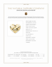 2.13 Ct. Peach Sapphire from Ceylon (Sri Lanka) Scan Report