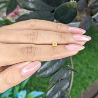0.31 Ct. Yellow Sapphire from Ceylon (Sri Lanka) Life Style