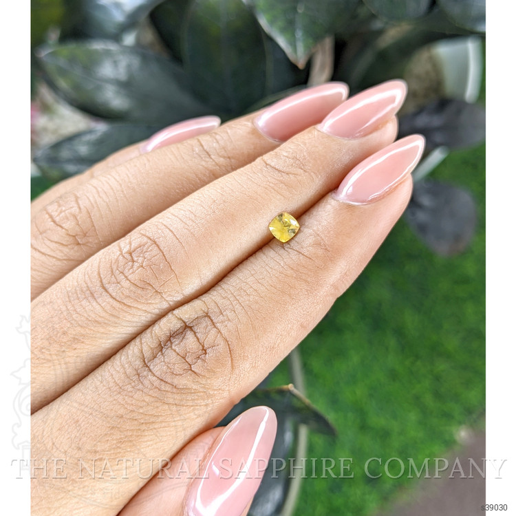 0.31 Ct. Yellow Sapphire from Ceylon (Sri Lanka)