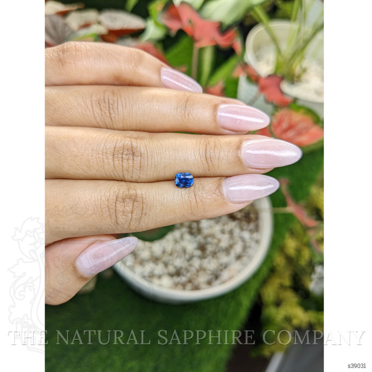 1.02 Ct. Blue Sapphire from Ceylon (Sri Lanka)