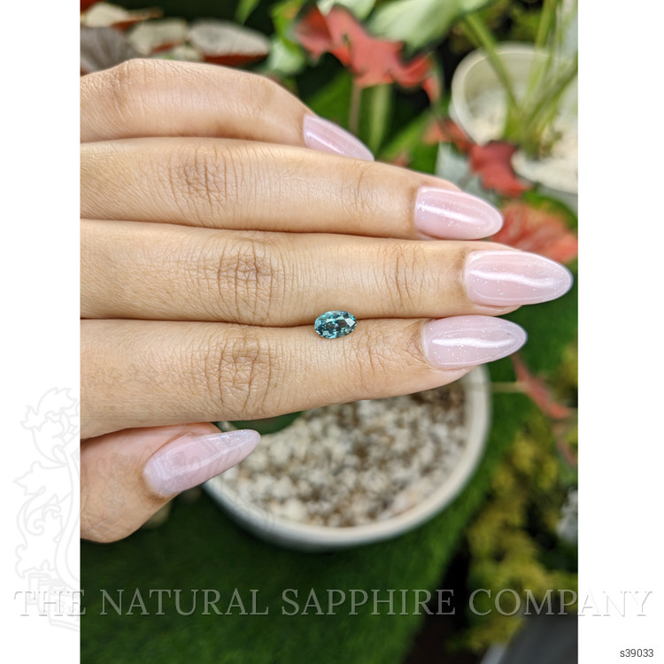 1.05 Ct. Bluish Green Sapphire from Madagascar
